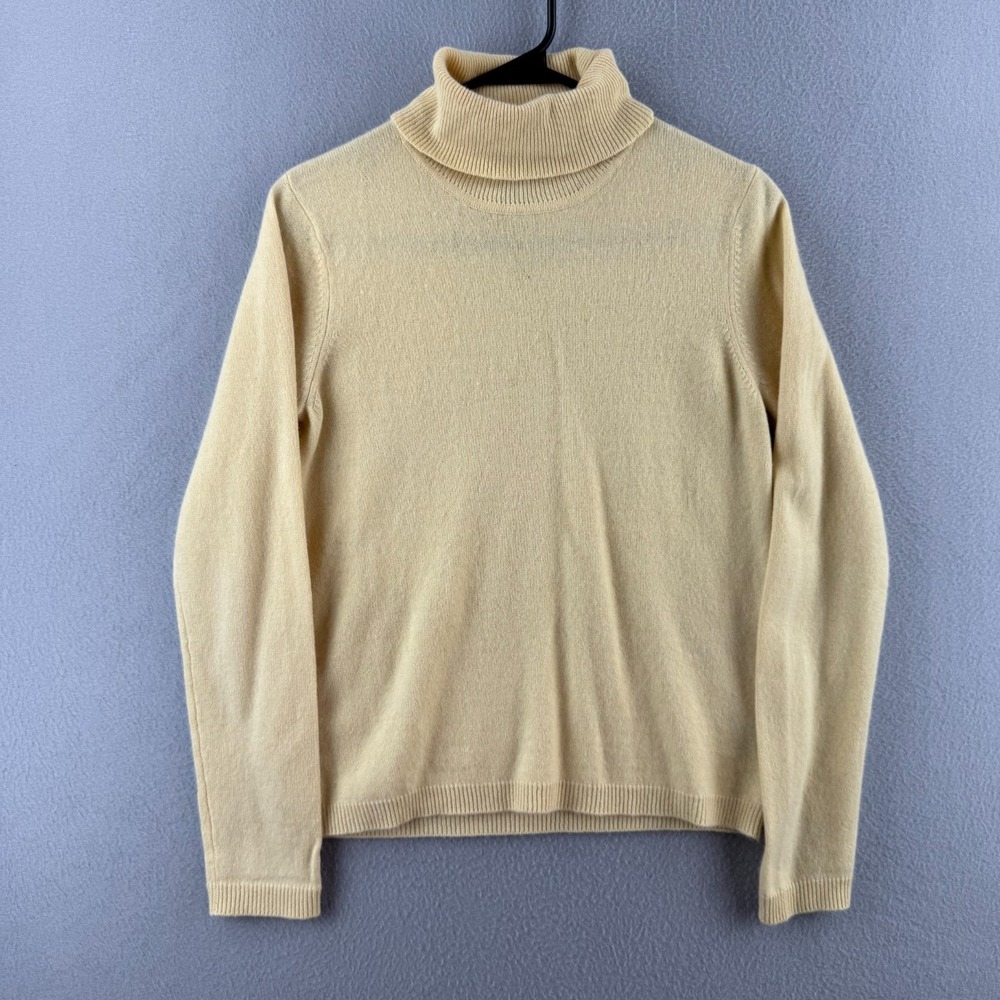 Vintage Lauren Ralph Lauren Cashmere Sweater Womens Small Petite SP Turtle Neck